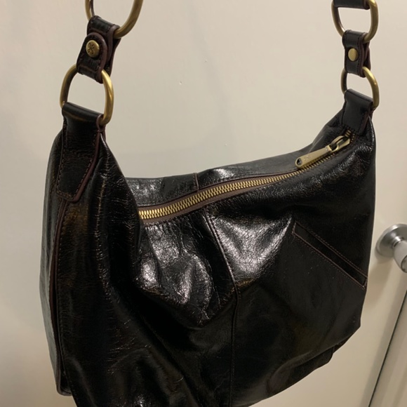 HOBO Black Polished Genuine Leather Bag - Picture 6 of 6